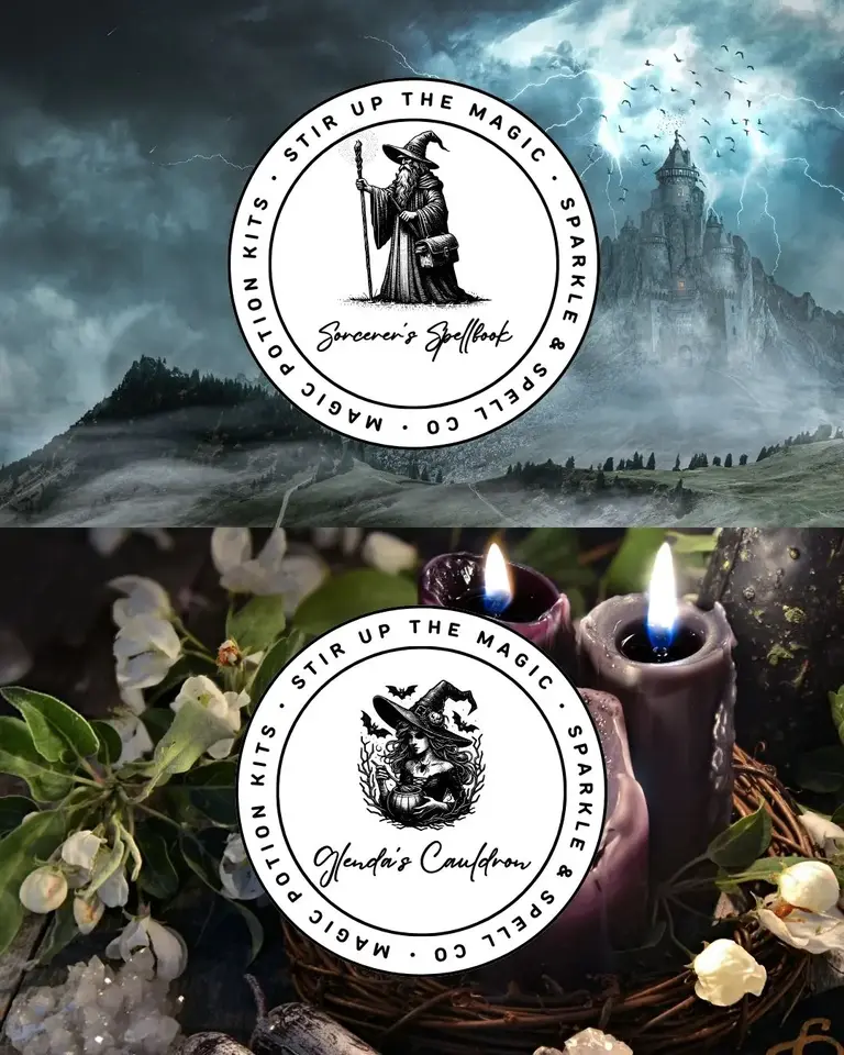 Shop Sorcerers Spellbook + Glenda's Cauldron Magic Potion Kit Combo | Sparkle & Spell Co.